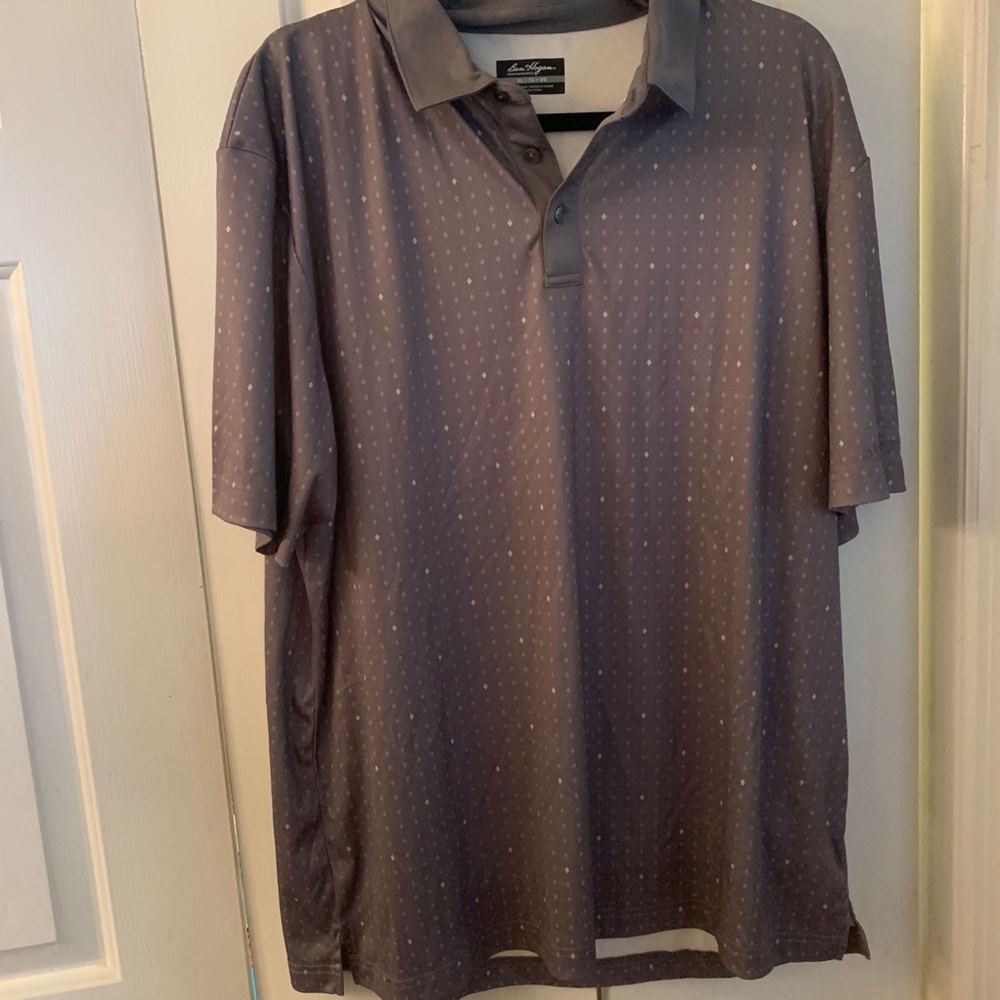Grey golf shirt